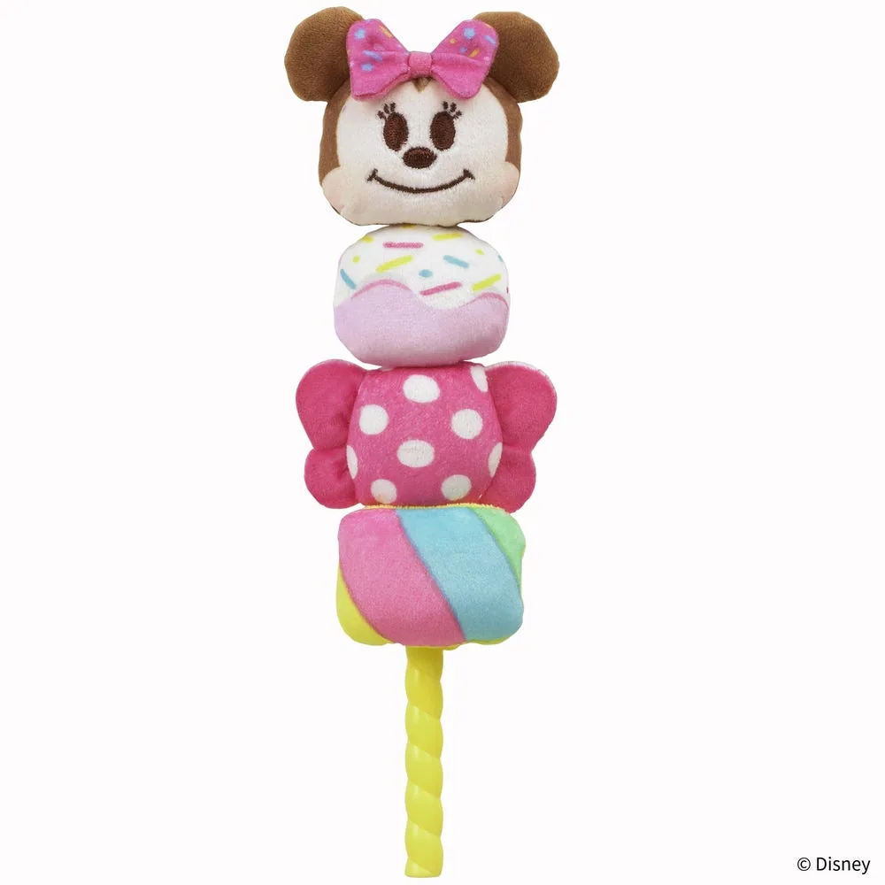 きゃらマロ Disney ミニーマウスの串に並んだ4個のマスコット