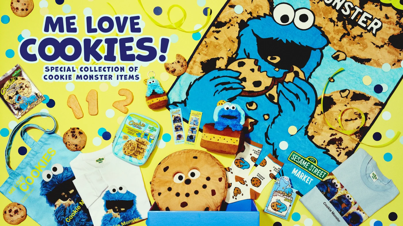 「ME LOVE COOKIES!」コレクションの公式ビジュアル。写っている商品は個別の別売り