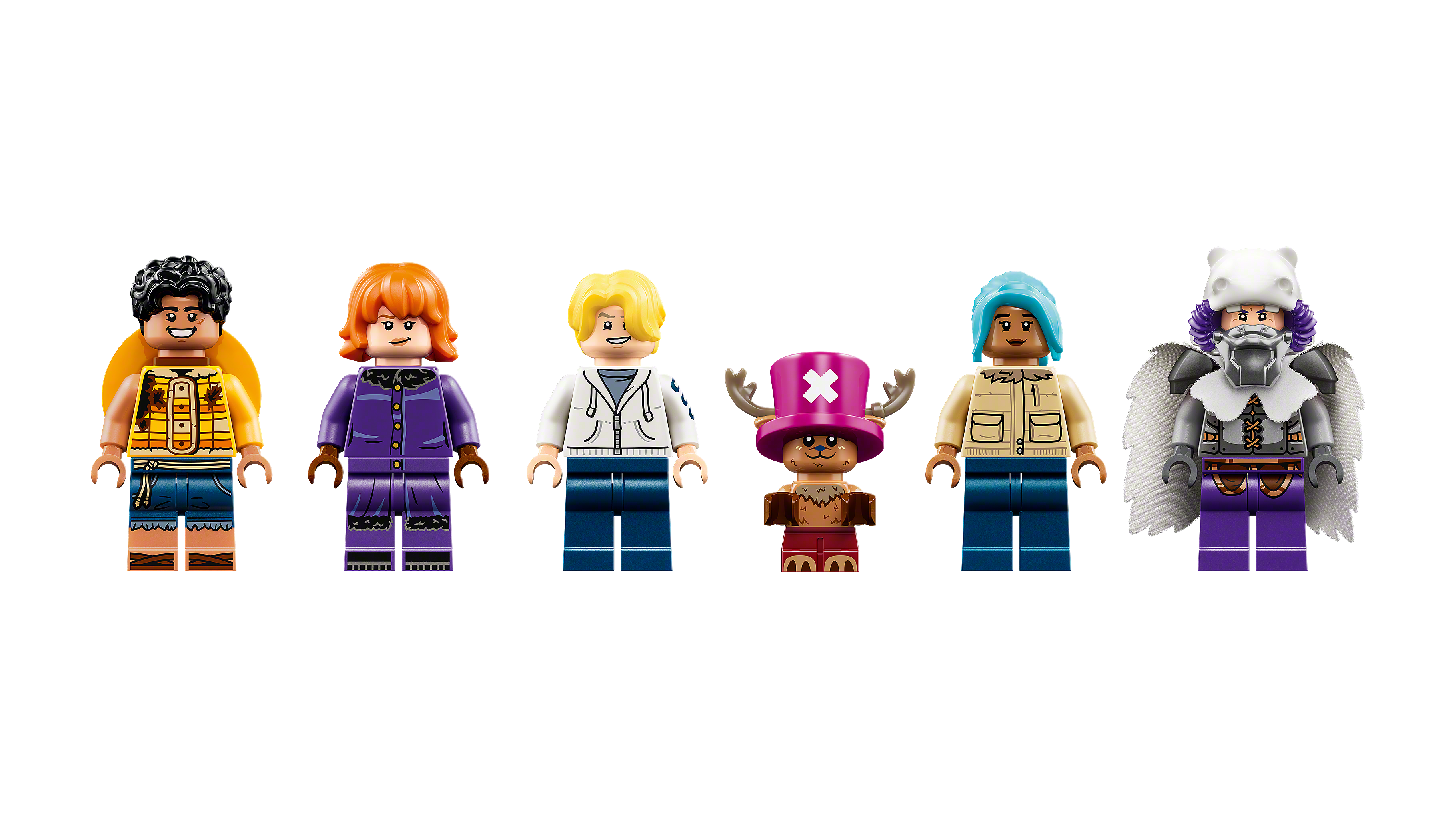 付属6体のラインアップ。 画像:レゴグループ公式ニュースルーム/©2026 The LEGO Group